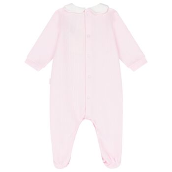 Baby Girls Pink Heart Babygrow