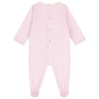 Baby Girls Pink Logo Babygrow Gift Set, 1, hi-res