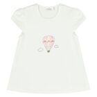 Baby Girls White & Pink Floral 3 Piece Leggings Set, 1, hi-res