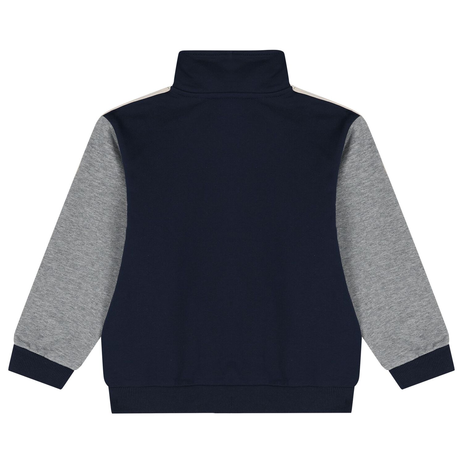 Boys Navy Blue & Grey Tracksuit Set ( 3 Piece ), 3, hi-res