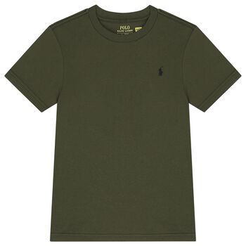 Boys Green Logo T-Shirt