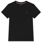 Boys Black & Grey Logo T-Shirts ( 2 Pack ), 7, hi-res