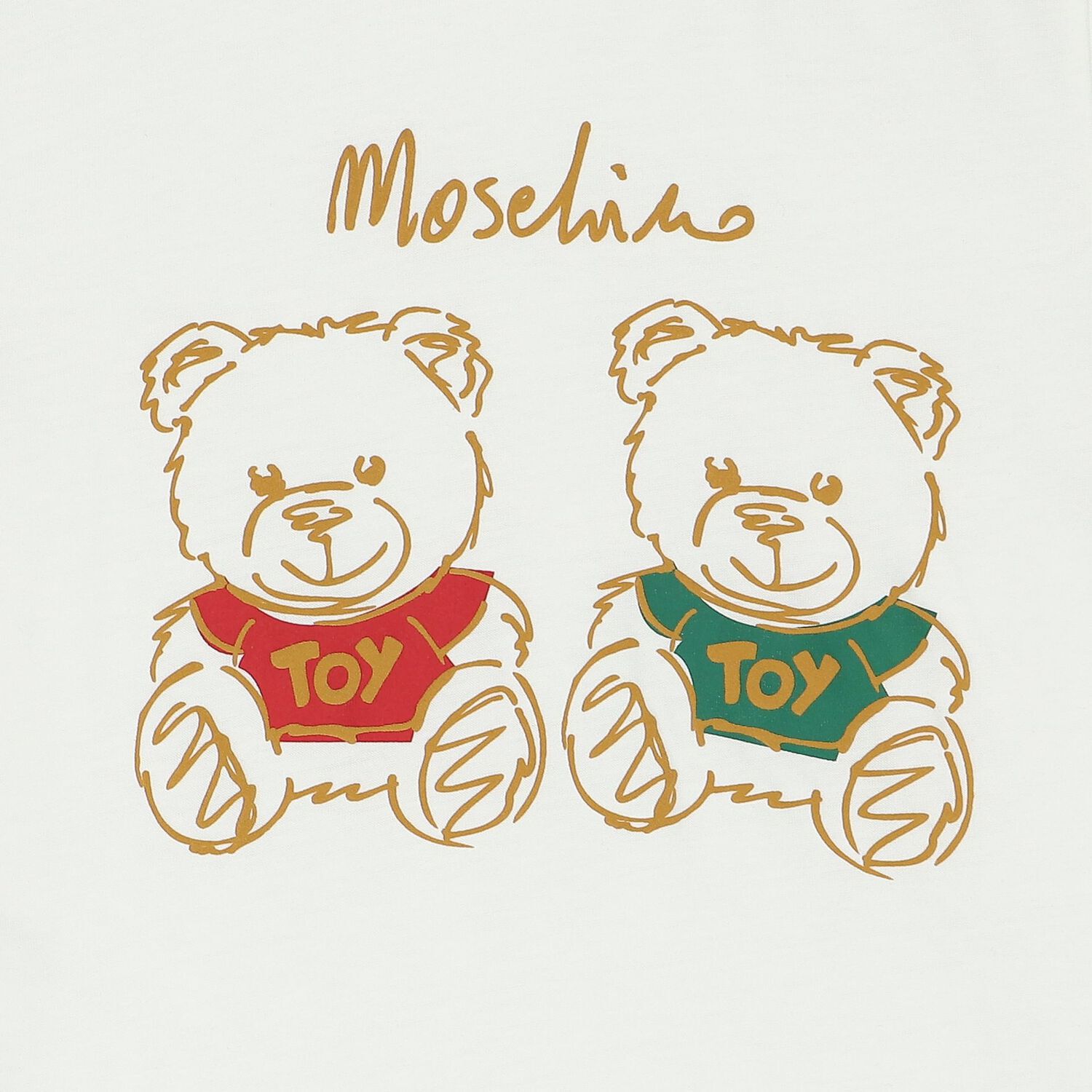 Ivory Teddy Bear Logo T-Shirt, 1, hi-res
