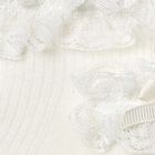 Baby Girls Ivory Lace Socks, 1, hi-res