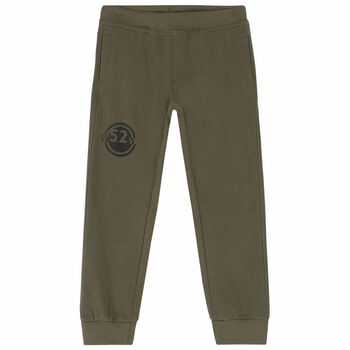 Boys Khaki Joggers