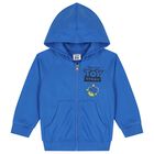 Boys Blue Toy Story Disney Hooded Zip Up Top, 1, hi-res