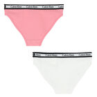 Girls White & Pink Bikini Brief (2-Pack), 1, hi-res