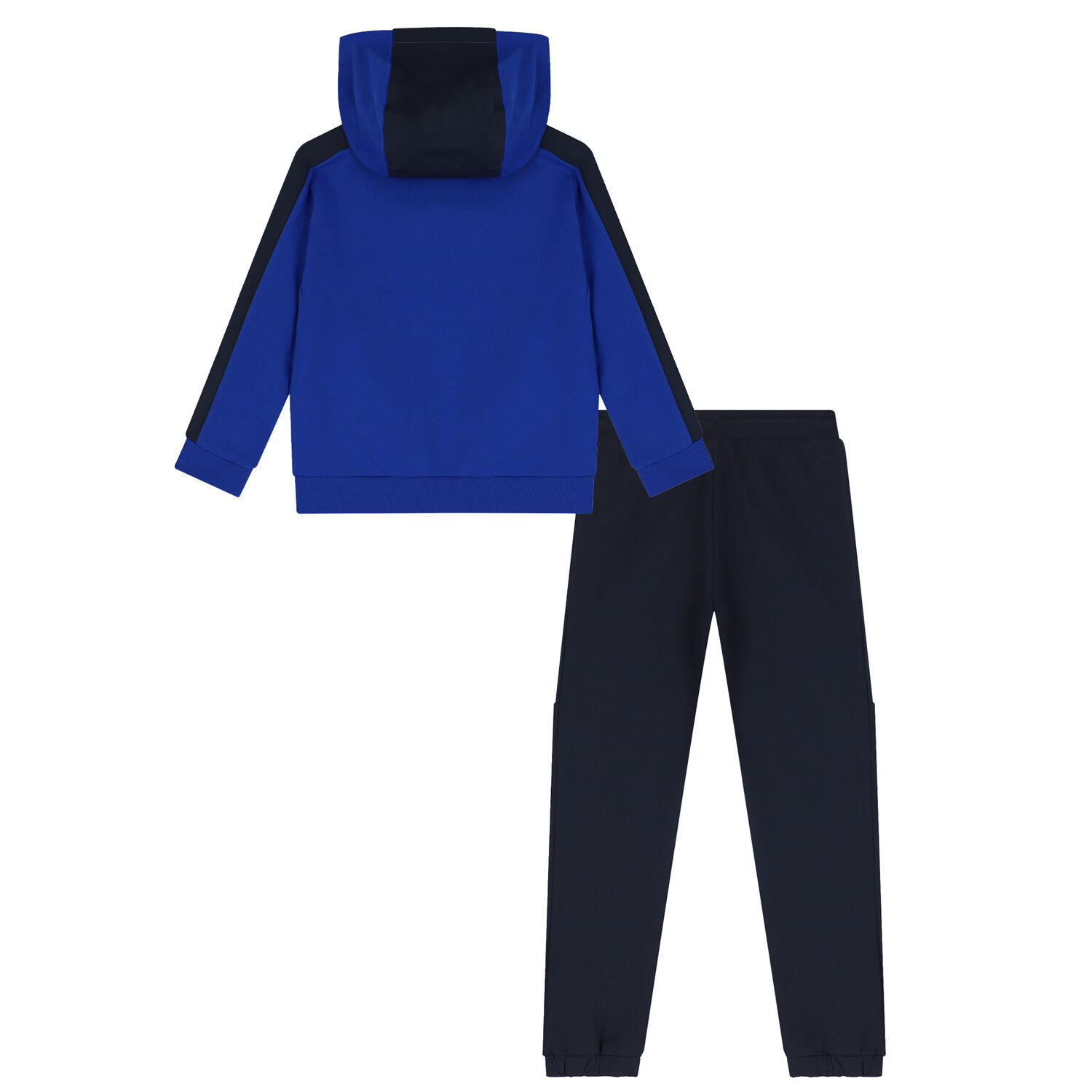 Boys Blue & Navy Blue Tracksuit, 1, hi-res