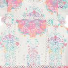 Girls White Floral Patchwork Dress, 1, hi-res