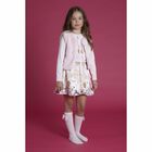 Girls Pink & Champagne Skirt Set, 1, hi-res