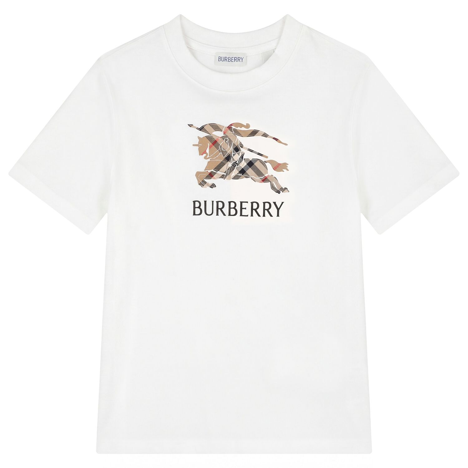 Boys White EKD Logo T-Shirt, 1, hi-res