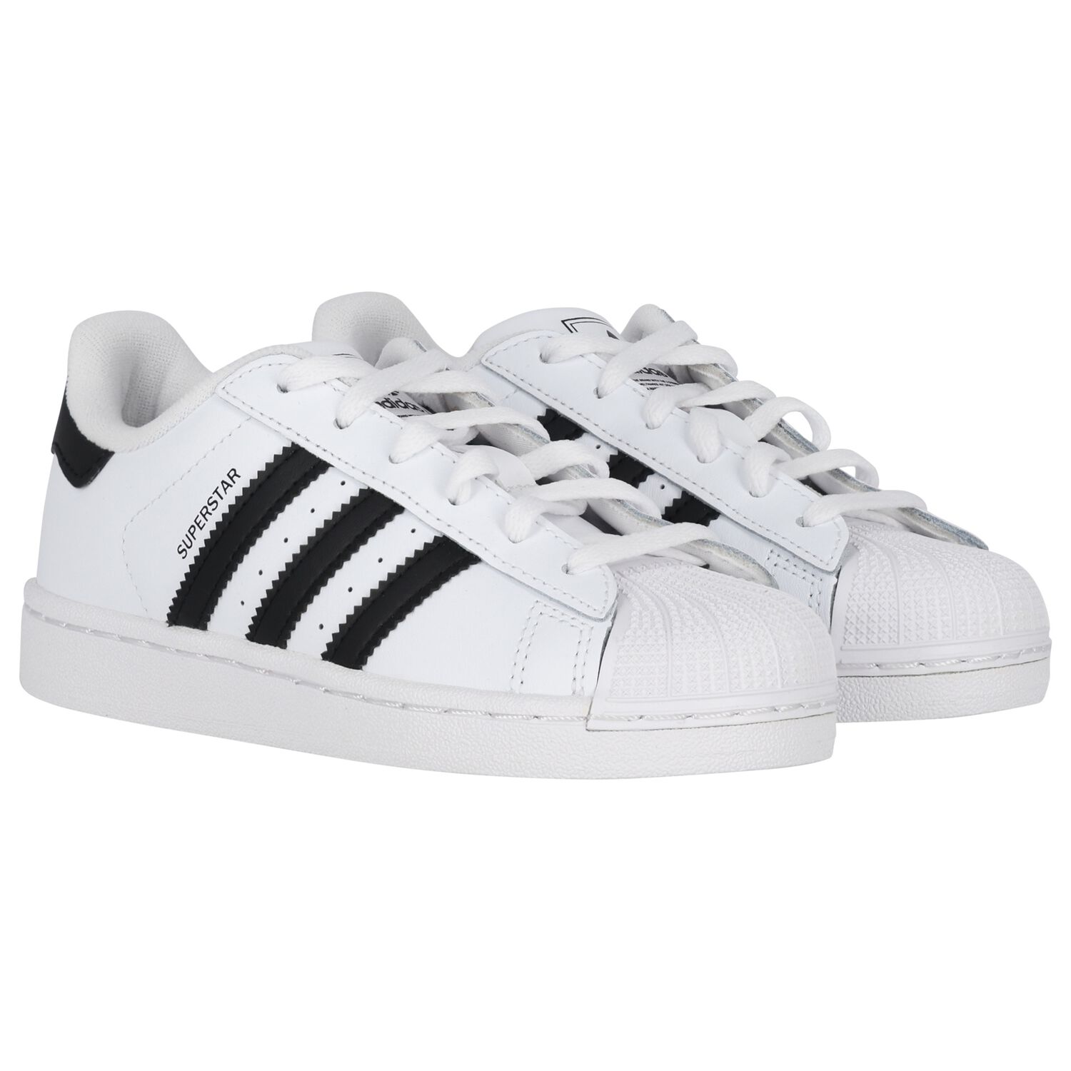 White Superstar Trainers, 1, hi-res