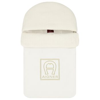 Beige & Ivory Logo Baby Nest