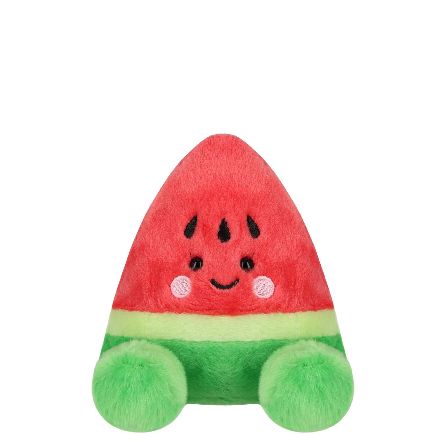 Palm Pals Red & Green Sandy Watermelon Soft Toy ( 13CM ), 1, hi-res