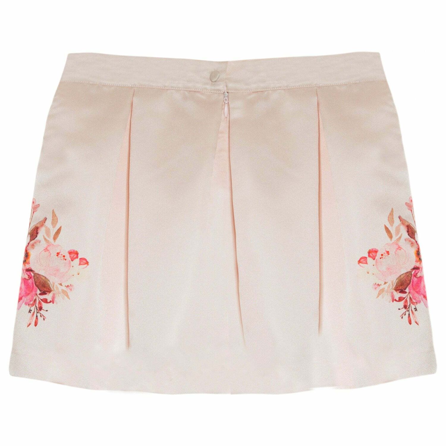 Girls Pink Printed Skirt, 1, hi-res