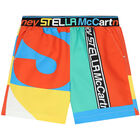 Boys Multi-Colored Logo Swim Shorts, 1, hi-res