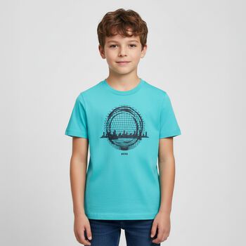 Boys Turquoise Logo T-Shirt