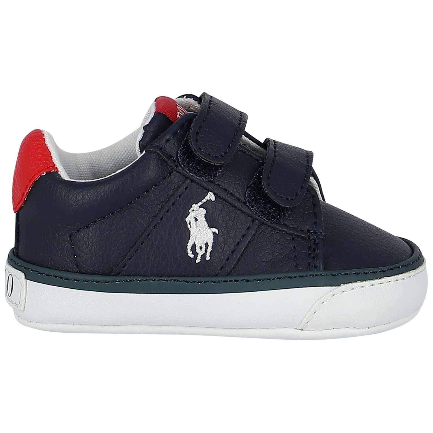 Baby Boys Navy Blue Logo Pre Walker Shoes, 1, hi-res