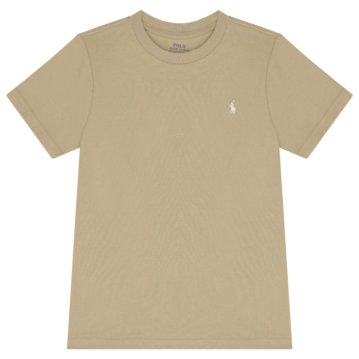 Boys Beige Logo T-Shirt, 1, hi-res image number null