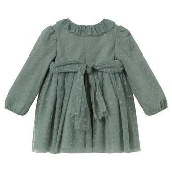 Younger Girls Green Tulle Dress