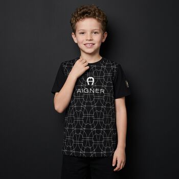 Boys Black Logo T-Shirt