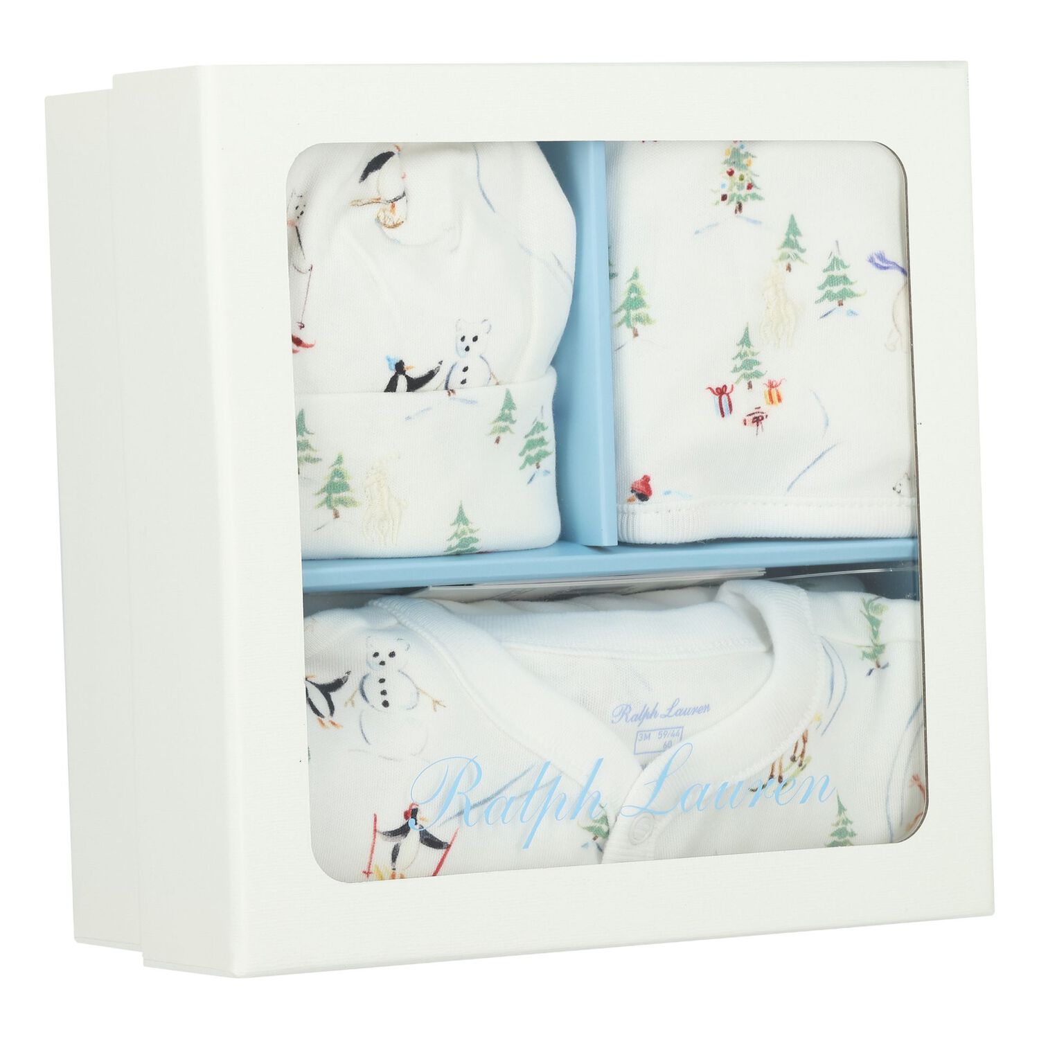 White Festive Babygrow Gift Set, 1, hi-res