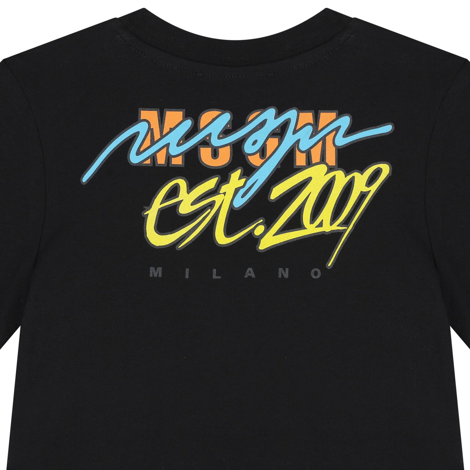 Girls Black Logo T-Shirt, 2, hi-res image number null