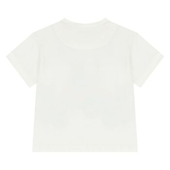 Younger Boys White Animals T-Shirt