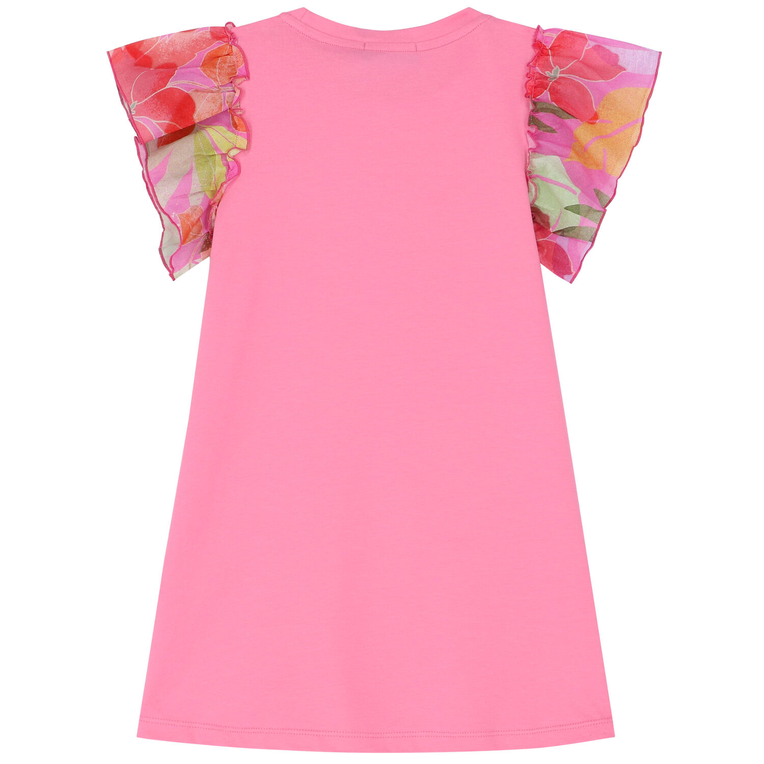 Girls Pink Logo Bag Dress, 2, hi-res