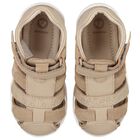 Younger Boys Beige Sandals, 1, hi-res