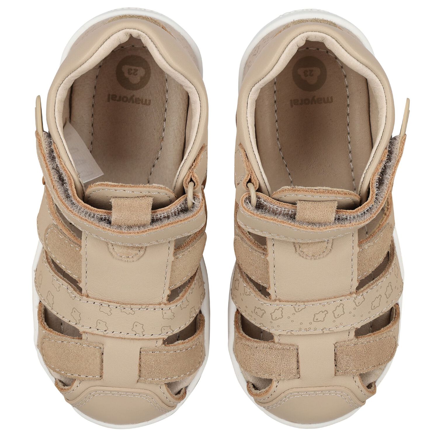 Younger Boys Beige Sandals, 1, hi-res image number null