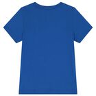 Boys Blue & Black Logo Shorts Set, 10, hi-res