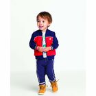 Younger boys Navy Blue Joggers, 1, hi-res