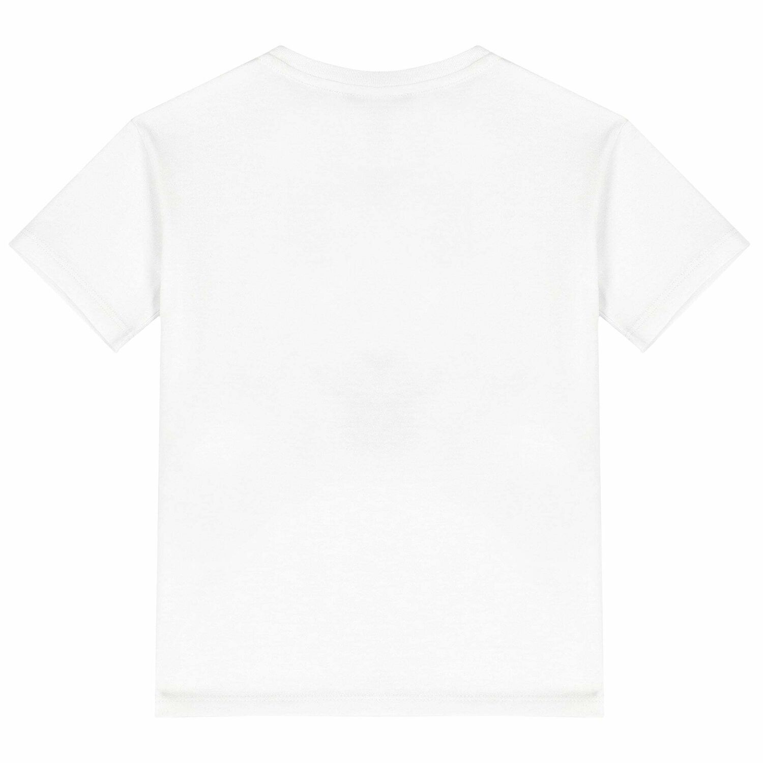 Girls White Logo T-Shirt, 1, hi-res