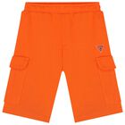 Bright Orange Pocket Shorts, 1, hi-res