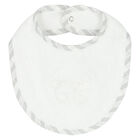 White & Grey Logo Bib, 3, hi-res