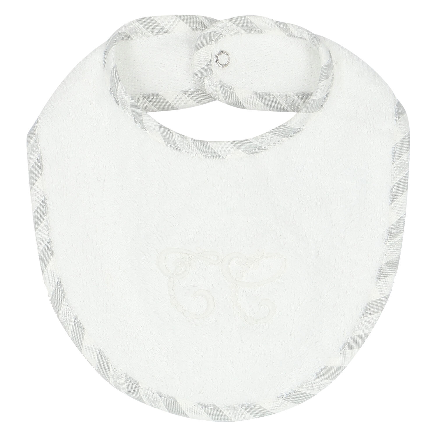 White & Grey Logo Bib, 3, hi-res