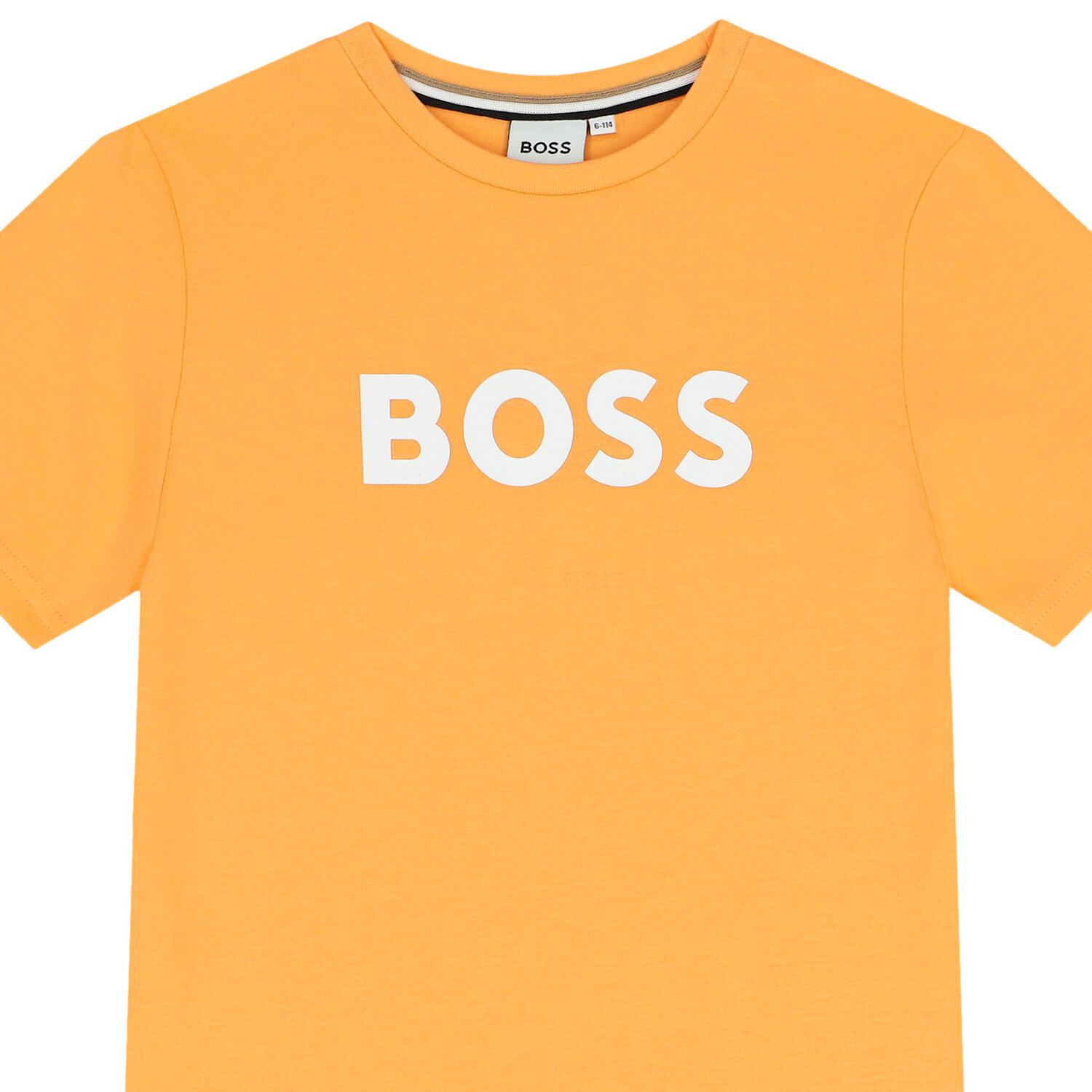 Boys Orange Logo T-Shirt, 3, hi-res image number null
