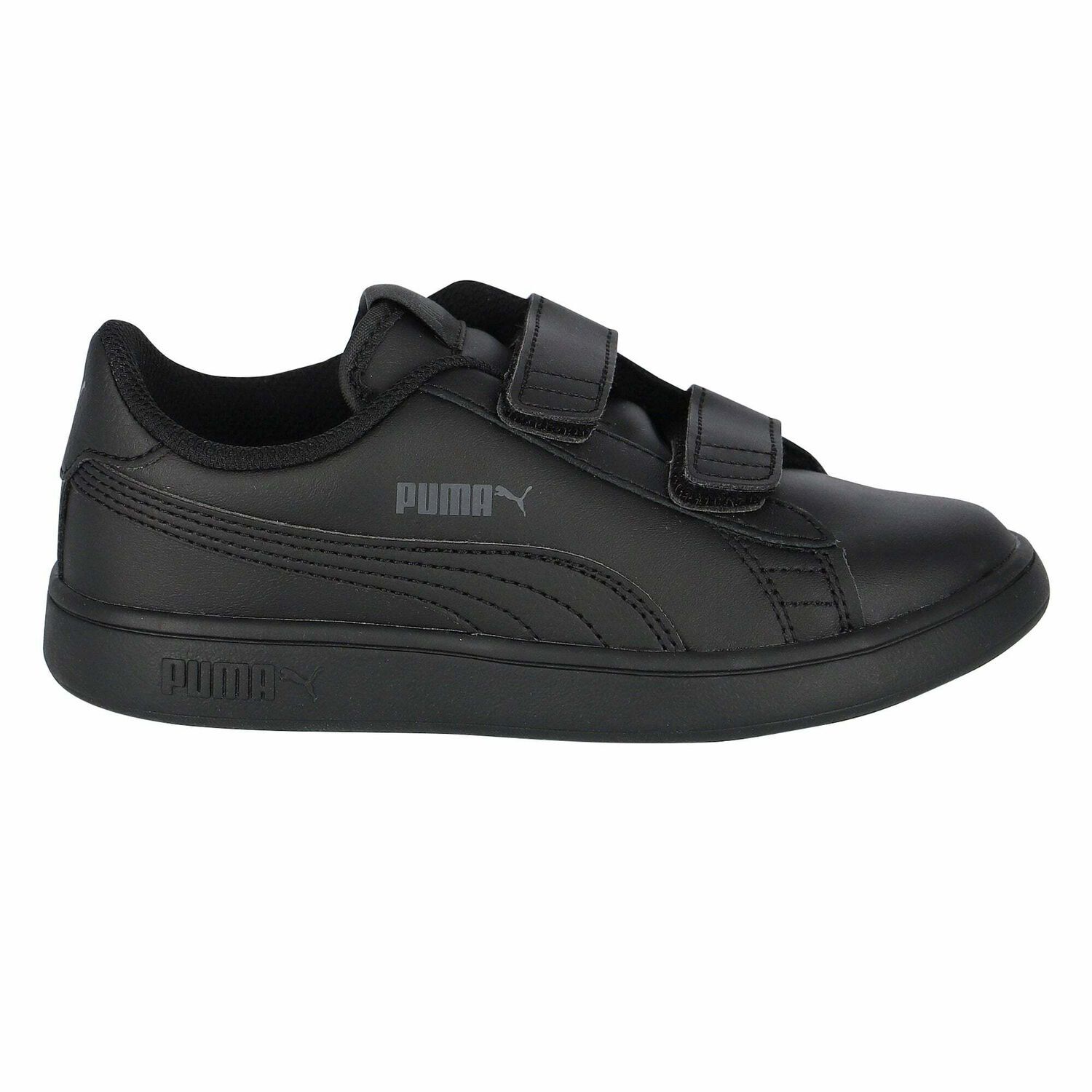 Boys Black Smash V2 Trainers, 1, hi-res