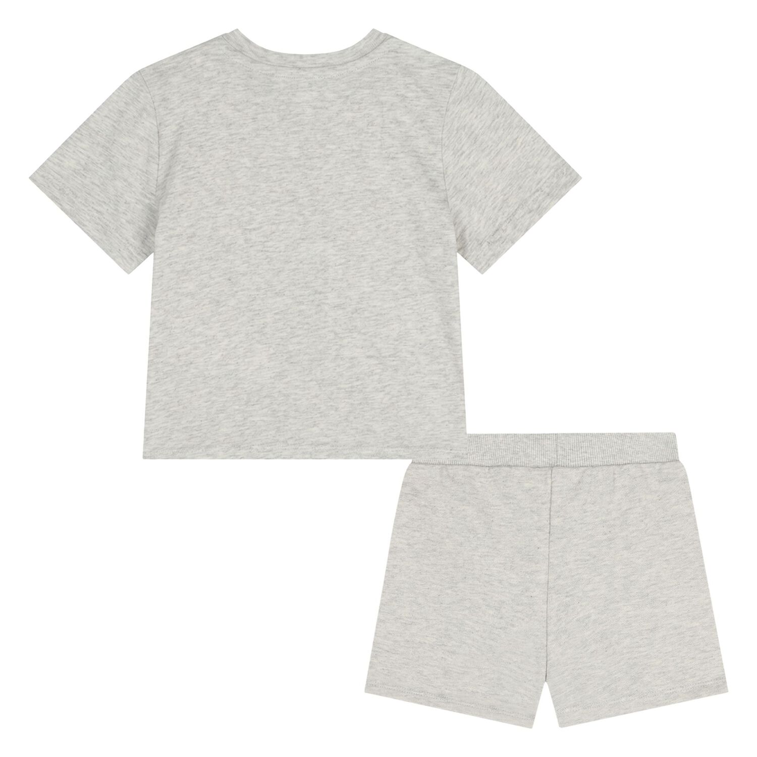 Younger Boys Grey Tiger Logo Shorts Set, 1, hi-res