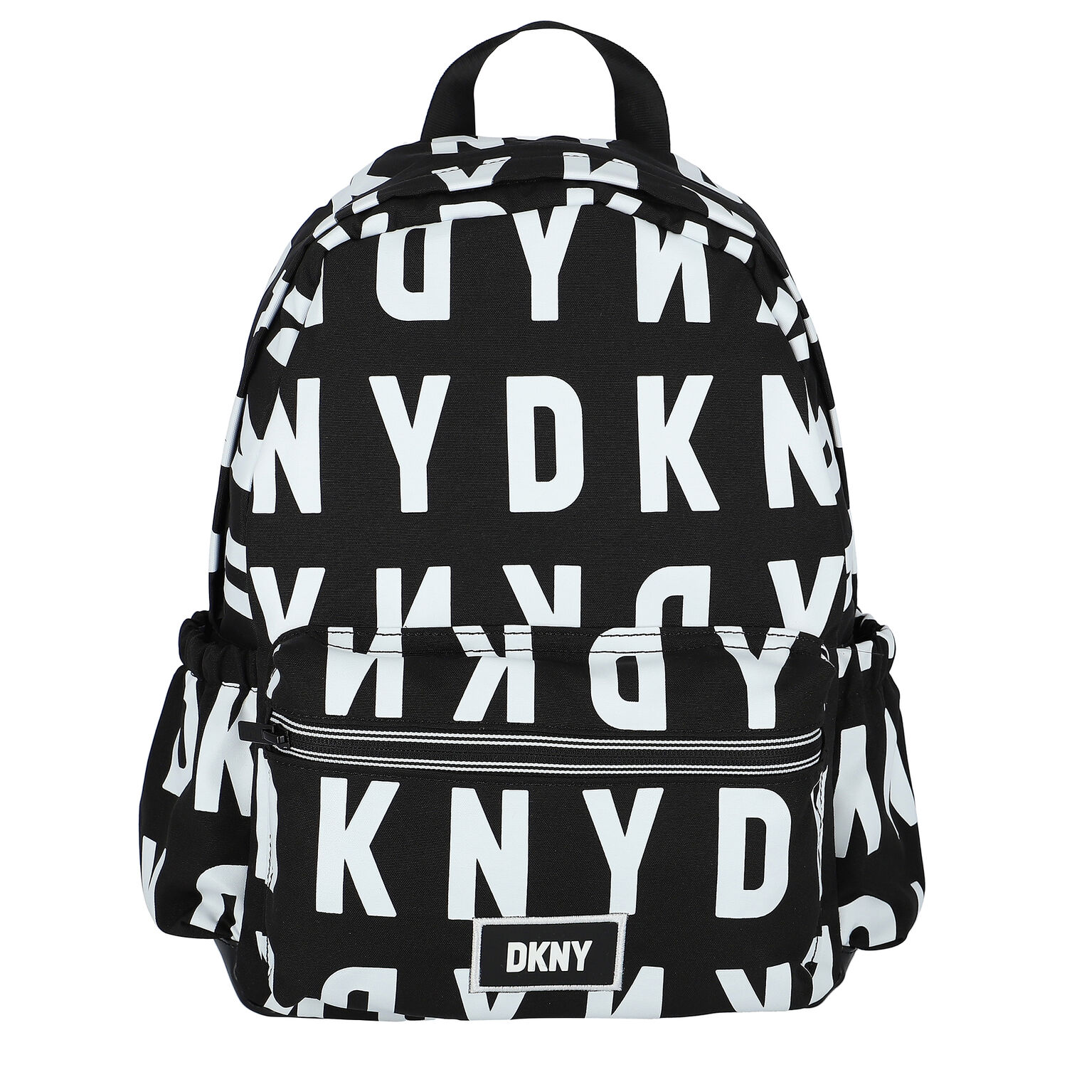 Black & White Logo Backpack, 1, hi-res