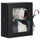 Baby Boys Ivory Logo Pre Walker Shoes, 1, hi-res