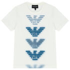 Boys Ivory Logo T-Shirt, 1, hi-res