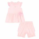 Baby Girls Pink Dress Set, 1, hi-res