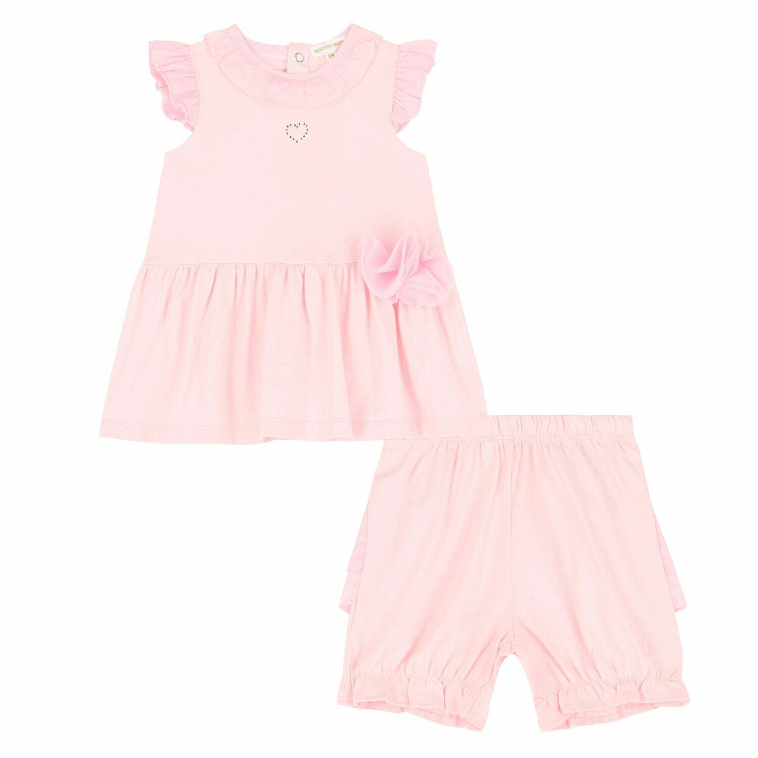 Baby Girls Pink Dress Set, 1, hi-res image number null