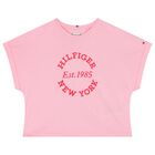 Girls Pink Logo T-Shirt, 1, hi-res