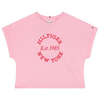 Girls Pink Logo T-Shirt