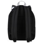 Girls Black Logo Backpack, 1, hi-res