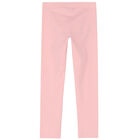 Girls Pink Logo Leggings, 2, hi-res