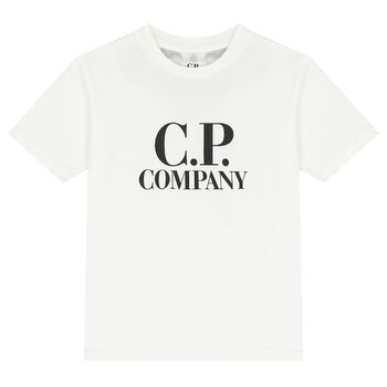 Boys White Logo T-Shirt